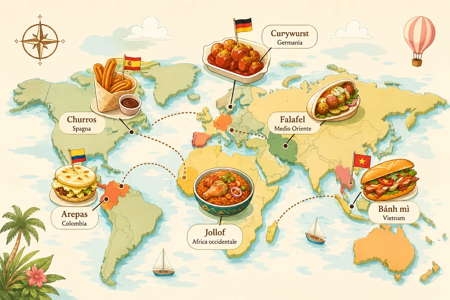 Street Food nel Mondo: I Piatti Tipici da Provare Assolutamente 3 Le Destinazioni Street Food Più Economiche del Mondo