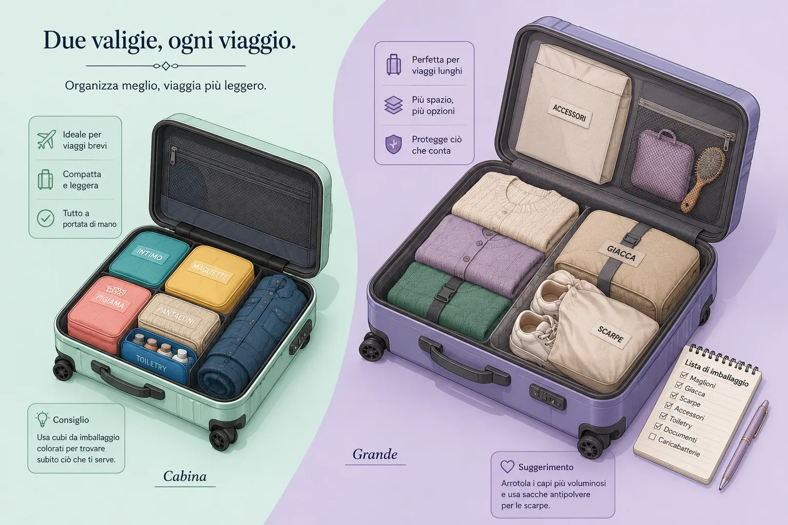 Cosa Mettere in Valigia: La Checklist Completa per Ogni Stagione 3 Come Organizzare i Vestiti in Valigia per Non Stropicciare